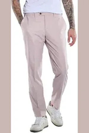 EMILIO ADANI Anzughose Anzug-Hose slim fit lila|rot 54; XL