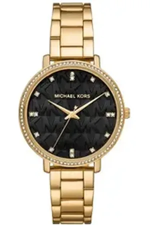 Michael Kors Quarzuhr MK4593 Damen-Uhr Pyper Analog Quarz mit Edelstahl-Armband Goldton