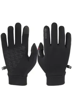 KinetiXx Multisporthandschuhe Allround-Handschuh Michi für Kinder und Jugendliche, (mit Polartec® Power Stretch) Anatomische Passform, Grip, Atmungsaktiv, Touchscreen kompatibel schwarz 6