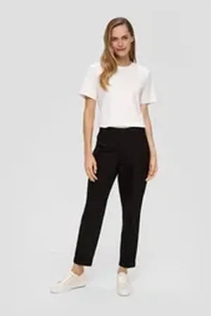 QS by s.Oliver 7/8-Hose Schmal geschnittene Cigarette Pants schwarz 36