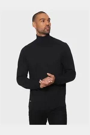 Threadbare Rollkragenpullover Lance im klassischen Design schwarz S