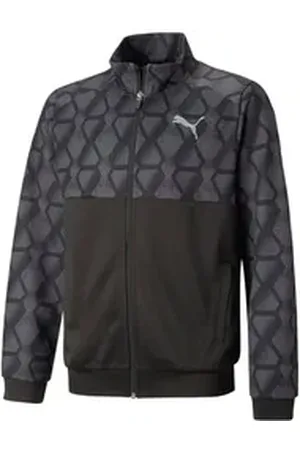 PUMA Trainingsjacke Jungen Trainingsjacke Active Sports Poly Full-Zip 673213 schwarz 140