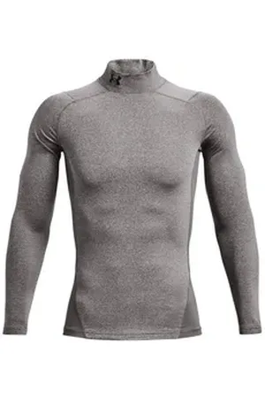 Under Armour ® Unterziehshirt Herren Kompressionsshirt CG Armour Comp Mock 1366072 grau XL