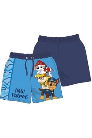 Paw Patrol Badeshorts Schwimmshorts – Kinder Badeshorts für Urlaub & Pool blau 7/8 Jahre