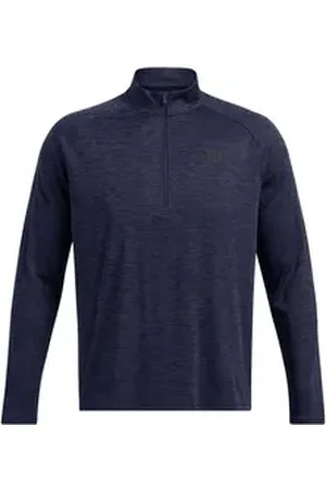 Under Armour ® Langarmshirt Herren Langarmshirt Tech Textured 1/2 Zip 1382797 blau S