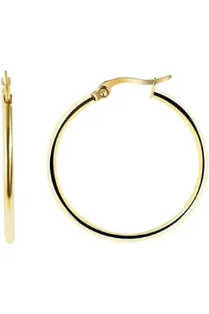 Akzent Ohrring-Set Edina Edelstahl Creolen in goldfarbig, Ř 20 mm (Paar), Damen Ohrring goldfarben 30