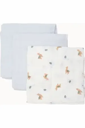 Pippi Babywear Funktionsunterhose Organic Cloth Muslin (3-Pack) grün
