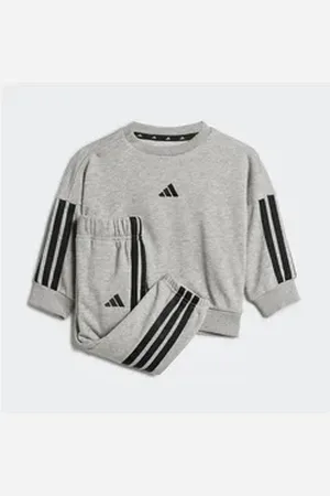adidas Sportswear Trainingsanzug I 3S FT JOG 240 (2-tlg) grau 80