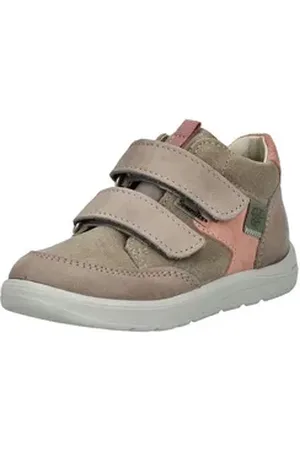 Pepino Halbschuhe Leder/Textil Lauflernschuh grau|rosa 26 EU
