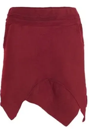 Vishes Zipfelrock Thermorock warmer Damen Winterrock kurz Zipfelrock aus ECO-Fleece Hippie, Elfen, Goa Style rot 40-42