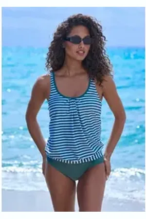 Venice Beach Oversize-Tankini-Top Summer, mit verstellbaren Trägern grün 36