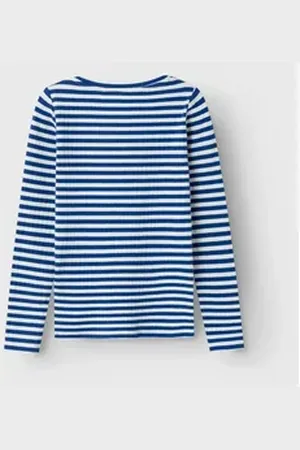 NAME IT Langarmshirt NKFSuraja (1-tlg) Plain/ohne Details blau 122/128