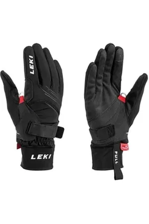 Leki Laufhandschuhe HS Nordic Course Shark SCHWARZ schwarz 7,5