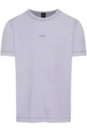 HUGO BOSS ORANGE T-Shirt Tokks mit ORANGE Markenlabel lila XL