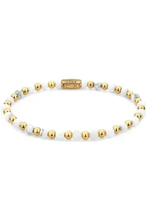 Rebel & Rose Edelstahlarmband Mix Virgin White Gold 4 mm goldfarben