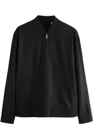 Next Bomberjacke Bomberjacke aus Leinenmischung (1-St) schwarz XL