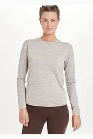 Endurance Funktionsshirt Leah (1-tlg) mit reflektierenden Details beige|grau 46