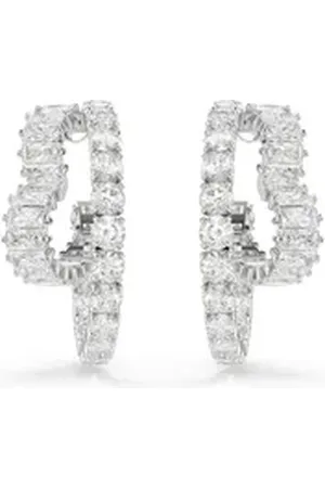 Swarovski Paar Ohrklemmen weiß