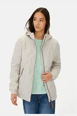 Camel Active Steppjacke mit Diamant Steppung Markenlabel weiß 44