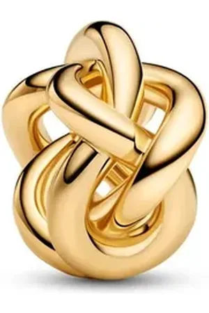 PANDORA Charm-Einhänger Slide-Charm Unendlichkeitsknoten Moments, vergoldet goldfarben