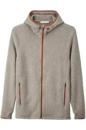 hessnatur Funktionsjacke aus reiner Bio-Baumwolle (1-St) grau 52