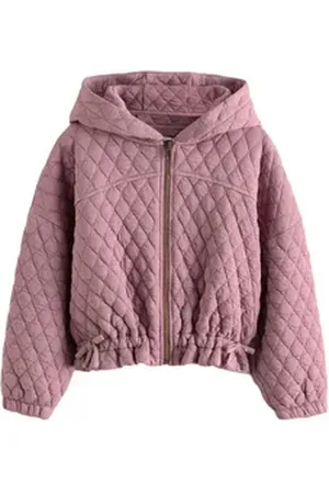 Next Steppjacke Gesteppte Kapuzenjacke mit Reißverschluss (1-St) lila 122 (7 J.)