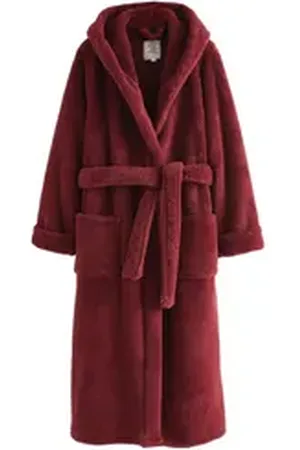 Next Damenbademantel Schwerer Morgenmantel, Polyester braun S