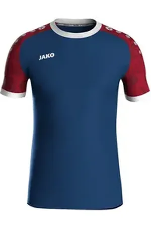 Jako Fußballtrikot Iconic KA Trikot Kurzarm-Trikots Unisex Teamsport blau|rot XL
