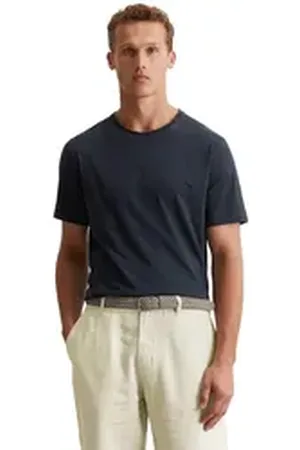 Marc O’ Polo T-Shirt aus reiner Bio-Baumwolle blau L