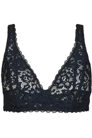Calida Bügelloser BH Natural Comfort Lace Damen (1-tlg) blau 75
