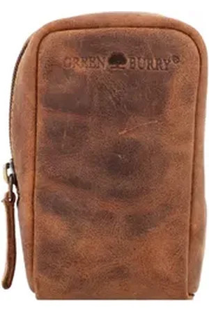 Greenburry Fahrradtasche Vintage, Leder braun
