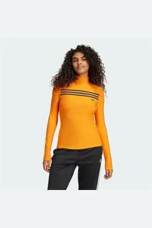 adidas Originals Langarmshirt 70S 3-STREIFEN LONGSLEEVE orange XL