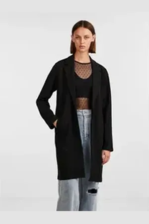 Pieces® Longblazer PCNULA LS BLAZER NOOS schwarz XS (34)