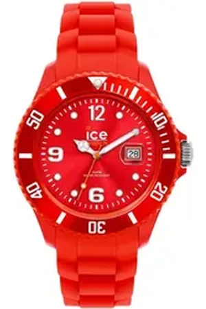Ice-Watch Quarzuhr Rote Uhr mit Silikonarmband 00129 SI.RD.S.S.09, - ICE forever Red SI.RD.S.S.09