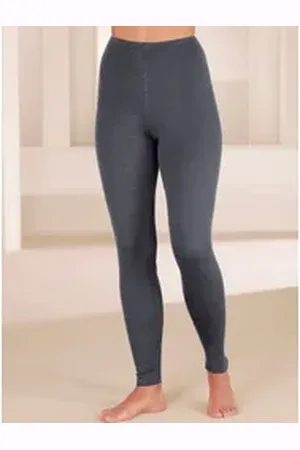 WITT WEIDEN Lange Unterhose Hose lang (1-St) grau|weiß 42