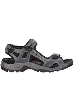 Ecco Herren Trekkingsandale Offroad Yucatan Outdoorsandale blau 43 EU
