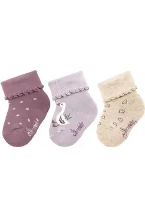 Sterntaler ® Basicsocken Baby Socken 3er Gänse (3-Paar) lila 14