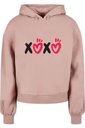 Merchcode Kapuzenpullover Damen (1-tlg) rosa L