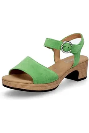 Gabor Damen Sandalette grün Sandale grün 39 EU