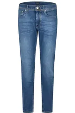 Daniel Hechter Anzughose CASUAL Herren Business Jeans Shape-Fit Hellblau blau 30/34