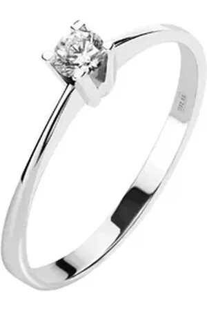 CHRIST Diamantring Damen-Damenring 585er Gelbgold 1 Diamant gelb|goldfarben 56