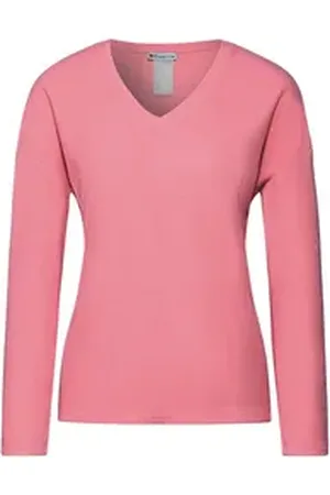 Street one Langarmshirt rosa 44