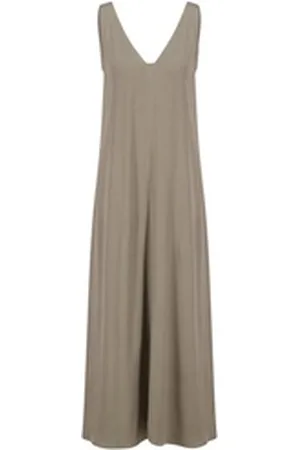Drykorn Trägerkleid Damen Sommerkleid MAEVA (1-tlg) braun|schwarz 38
