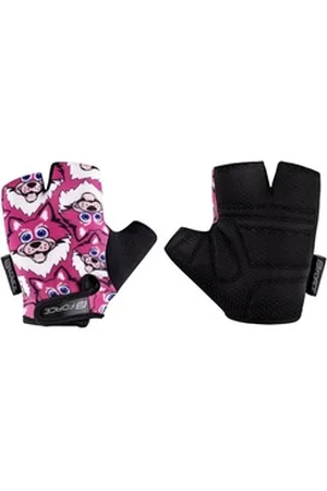 Force Fahrradhandschuhe Handschuhe WOLFIE KID pink-weiss S