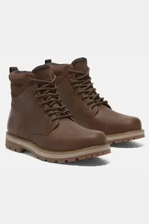 Timberland BRITTON ROADMID LACE UP WATERPROOF BOOT Schnürboots Winterstiefel, Schnürstiefel, Winterschuhe, wasserdicht braun 42 EU