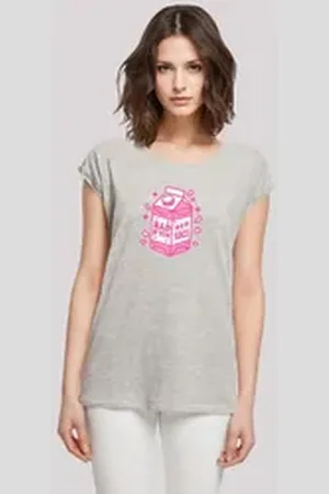 F4NT4STIC T-Shirt Internationaler Frauentag: Girl-Power-Design Premium Qualität grau 4XL