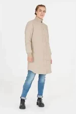 Weather Report Steppmantel Cassidy mit wasserabweisender Beschichtung beige 38