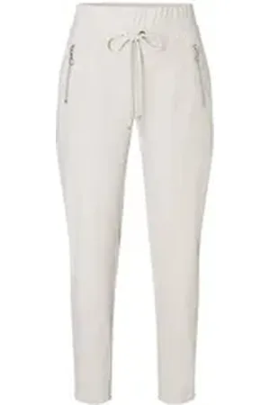 Mac Sweathose Damen Joggerpants (1-tlg) beige 38