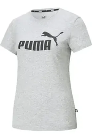 PUMA T-Shirt Damen T-Shirt ESS Logo Tee 586774 grau XL