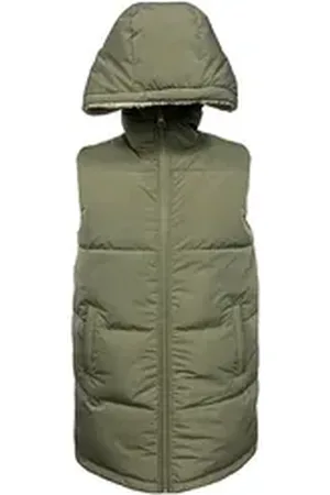 Lara Lauren Wendeweste atmungsaktive Funktionsweste kuschelige Outdoorweste mit Teddyfell grün M